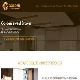 Скриншот главной страницы сайта goldeninvestbroker.com