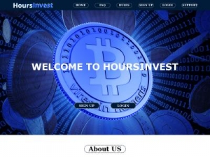 Скриншот главной страницы сайта hoursinvest.biz