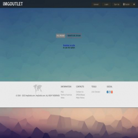 Скриншот главной страницы сайта imgoutlet.com
