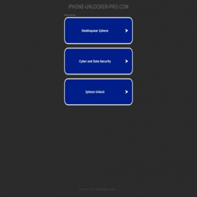 Скриншот главной страницы сайта iphone-unlocker-pro.com