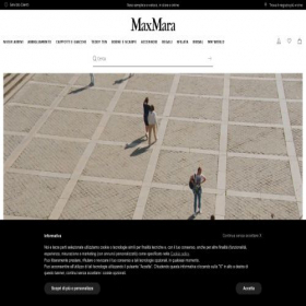 Скриншот главной страницы сайта it.maxmara.com
