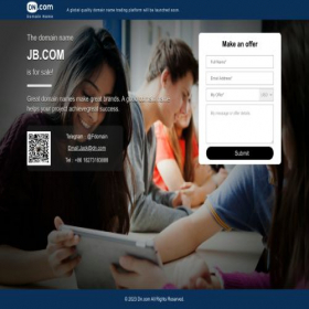 Скриншот главной страницы сайта jb.com
