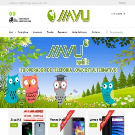 Скриншот главной страницы сайта jiayu.es