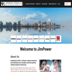 Скриншот главной страницы сайта jimpower.com