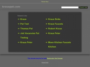 Скриншот главной страницы сайта krauspat.com