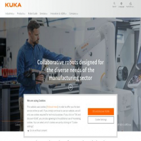 Скриншот главной страницы сайта kuka-systems.com