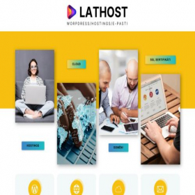 Скриншот главной страницы сайта lathost.lv