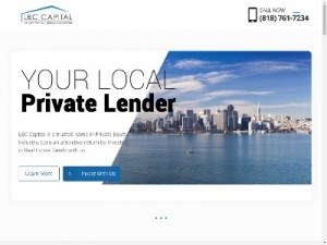 Скриншот главной страницы сайта lbccapital.com