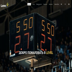 Скриншот главной страницы сайта level-ag.ru