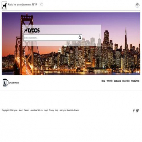 Скриншот главной страницы сайта lycos.com