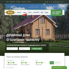 Скриншот главной страницы сайта marisrub.ru