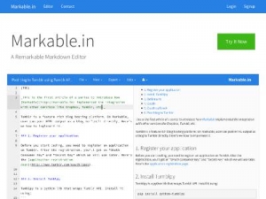 Скриншот главной страницы сайта markable.in