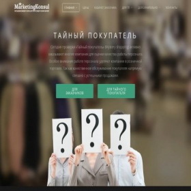 Скриншот главной страницы сайта marketingkonsul.ru