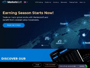 Скриншот главной страницы сайта marketssoft.com