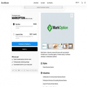 Скриншот главной страницы сайта markoption.com