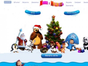 Скриншот главной страницы сайта masha-misha.ru