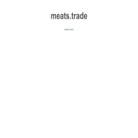 Скриншот главной страницы сайта meats.trade