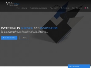 Скриншот главной страницы сайта medical-investgroup.org