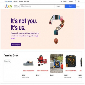 Скриншот главной страницы сайта members.ebay.com