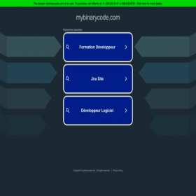 Скриншот главной страницы сайта mm.mybinarycode.com