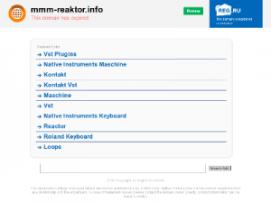 Скриншот главной страницы сайта mmm-reaktor.info