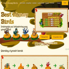 Скриншот главной страницы сайта moneybirds.org