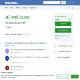 Скриншот главной страницы сайта mtravelclub.com