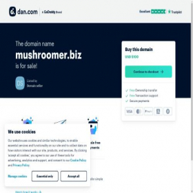 Скриншот главной страницы сайта mushroomer.biz