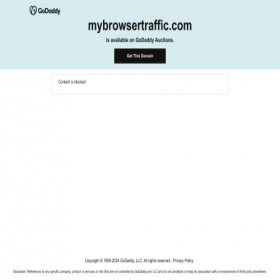 Скриншот главной страницы сайта mybrowsertraffic.com