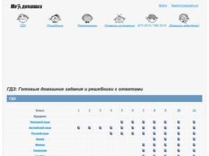 Скриншот главной страницы сайта mydomashka.ru