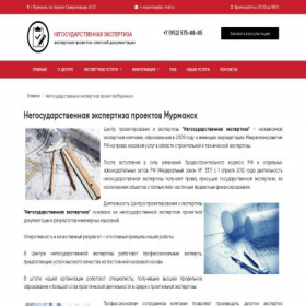 Скриншот главной страницы сайта n-expertise.ru