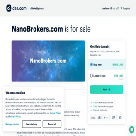 Скриншот главной страницы сайта nanobrokers.com