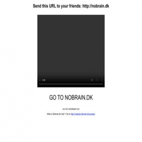 Скриншот главной страницы сайта nobrain.dk