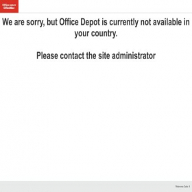 Скриншот главной страницы сайта officedepot.com