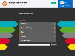 Скриншот главной страницы сайта olimpicsbet.com