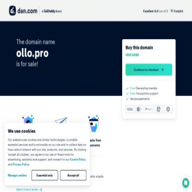 Скриншот главной страницы сайта ollo.pro