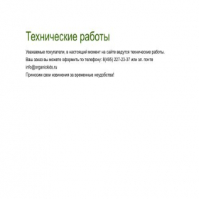 Скриншот главной страницы сайта organickids.ru