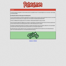 Скриншот главной страницы сайта paheal.net