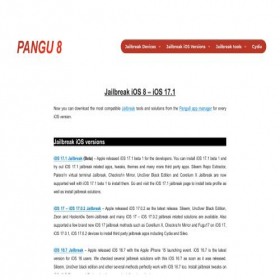 Скриншот главной страницы сайта pangu8.com