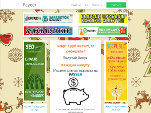 Скриншот главной страницы сайта payeer.ru.net