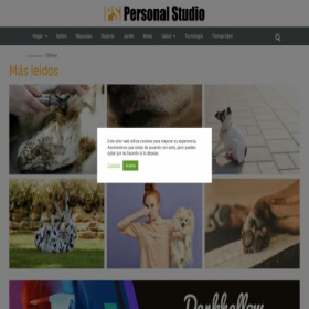 Скриншот главной страницы сайта personal-studio.com