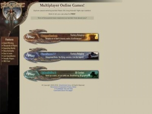 Скриншот главной страницы сайта play.net