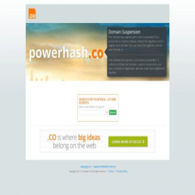 Скриншот главной страницы сайта powerhash.co