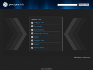 Скриншот главной страницы сайта prestigem.info