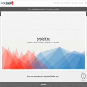 Скриншот главной страницы сайта proleit.ru