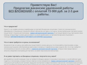Скриншот главной страницы сайта promo.work365.ru
