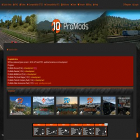 Скриншот главной страницы сайта promods.net