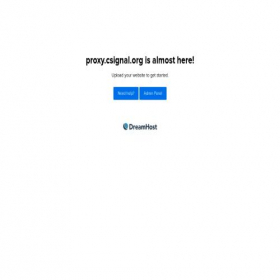 Скриншот главной страницы сайта proxy.csignal.org