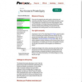 Скриншот главной страницы сайта proxy.org