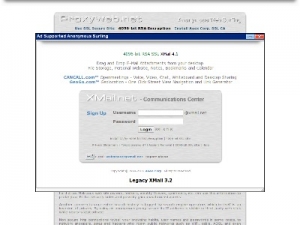 Скриншот главной страницы сайта proxyweb.net